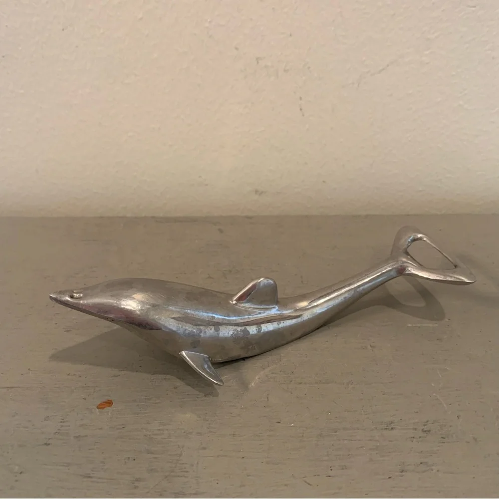 Vintage Metal Dolphin Bottle Opener